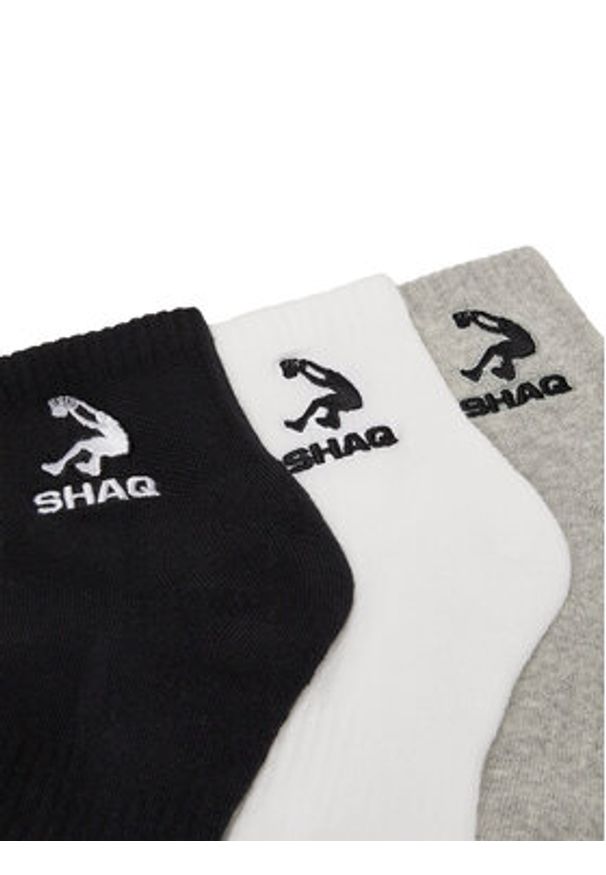 Shaq Skarpety krótkie AS_SHQ_H_001Z_SS25 (3-PACK) Kolorowy. Materiał: bawełna. Wzór: kolorowy