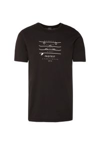 Protest - Koszulka męska Potest Harwell t-shirt. Kolor: czarny