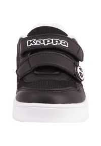 Buty Kappa Pio M Sneakers Jr 280023M 1110 czarne. Okazja: na co dzień. Zapięcie: rzepy. Kolor: czarny. Materiał: guma, syntetyk. Szerokość cholewki: normalna. Wzór: paski #5