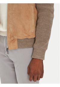 Milestone Kurtka skórzana MSNicolas 531628 60690 Beżowy Regular Fit. Kolor: beżowy. Materiał: akryl, skóra #3