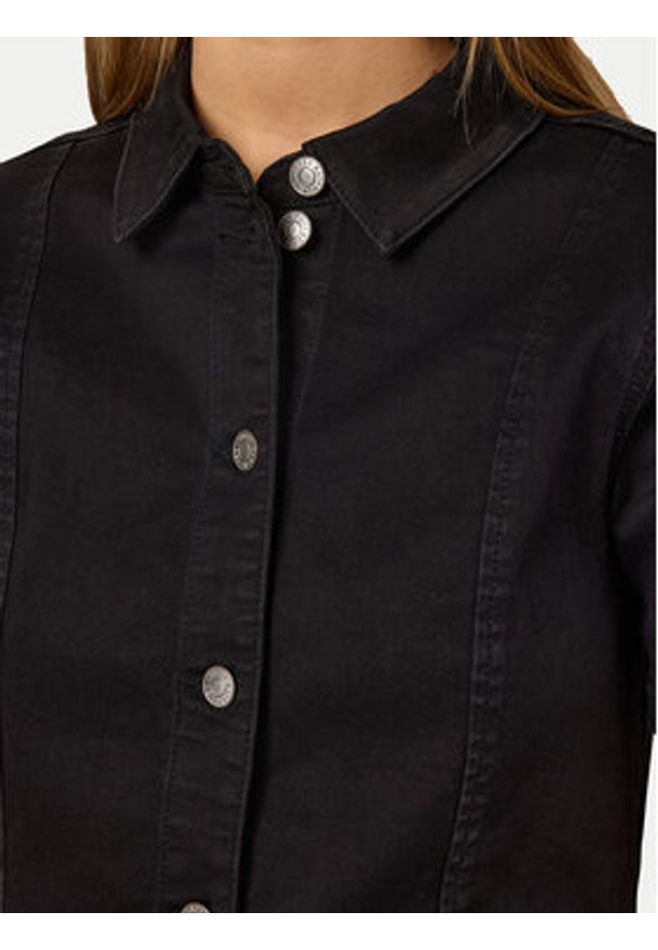 Noisy may - Noisy May Sukienka jeansowa Nisa 27032980 Czarny Slim Fit. Kolor: czarny. Materiał: bawełna