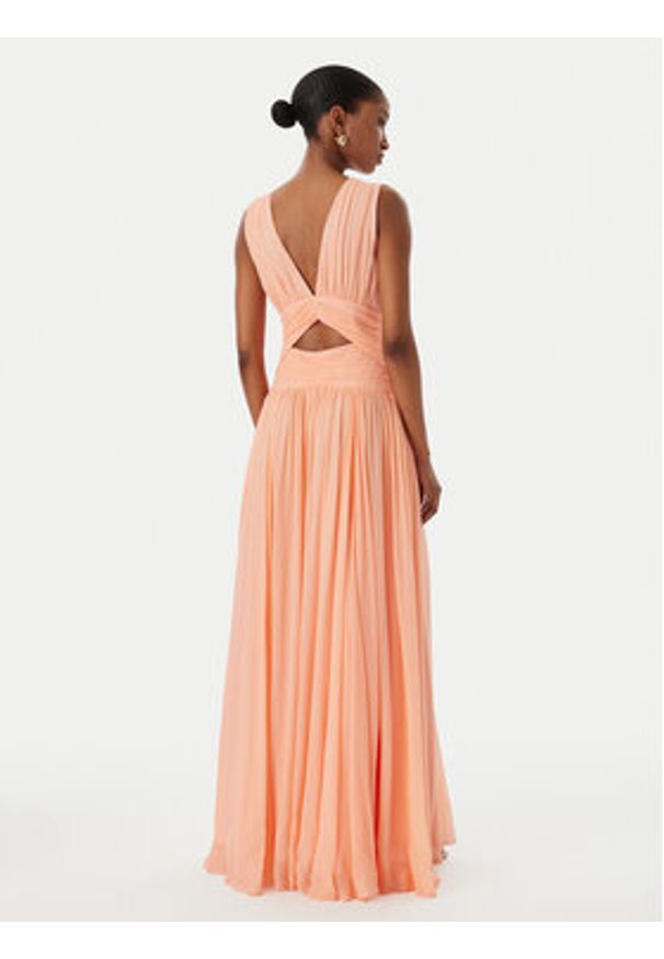 Marciano Guess Sukienka wieczorowa G6GK14 W2374 Pomarańczowy jasny Regular Fit. Kolor: pomarańczowy. Materiał: wiskoza. Styl: wizytowy