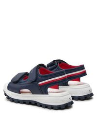 TOMMY HILFIGER - Tommy Hilfiger Sandały T3B2-33430-1591 M Niebieski. Kolor: niebieski #3