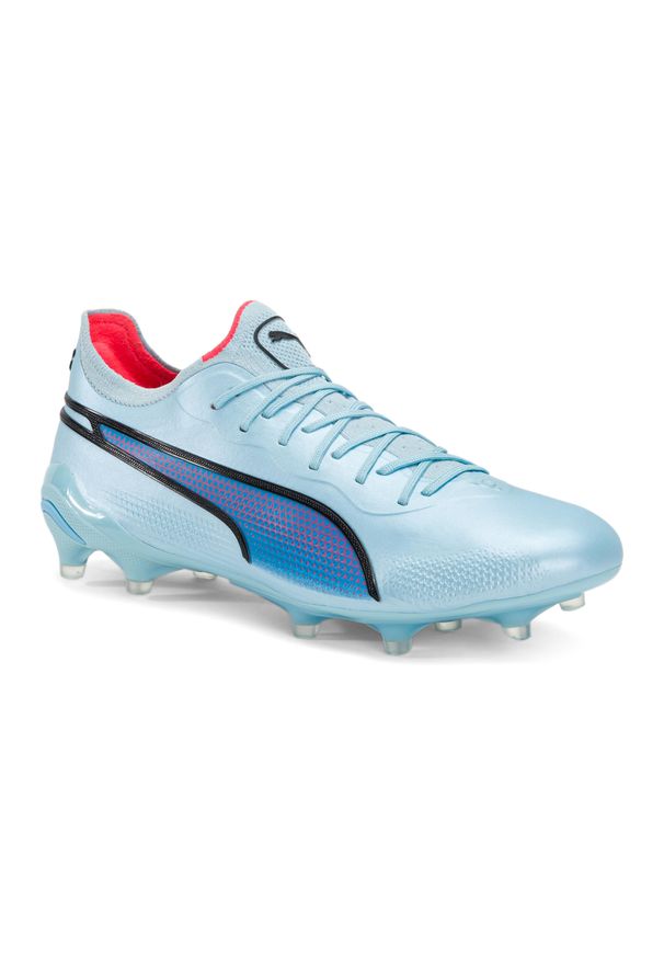 Puma - Buty piłkarskie męskie PUMA King Ultimate Fg/Ag. Kolor: wielokolorowy, czarny, niebieski, szary. Sport: piłka nożna
