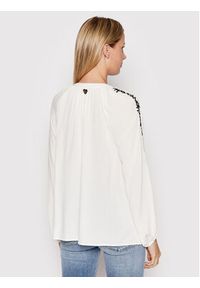 TwinSet - TWINSET Bluzka 221LB2DGG Biały Loose Fit. Kolor: biały. Materiał: wiskoza #2