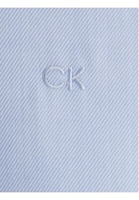 Calvin Klein Koszula K10K108426 Niebieski Slim Fit. Kolor: niebieski. Materiał: bawełna