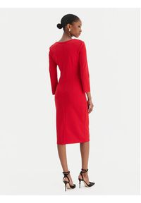 Rinascimento Sukienka koktajlowa CFC0126655003 Czerwony Slim Fit. Kolor: czerwony. Materiał: syntetyk. Styl: wizytowy #4