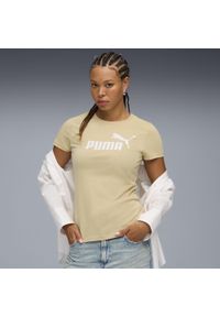 Puma - Damska koszulka z logo ESS No. 1 PUMA Pebble Path Black. Kolor: czarny. Sport: fitness