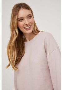 Answear Lab bluza bawełniana damska kolor różowy gładka. Kolor: różowy. Materiał: bawełna. Wzór: gładki. Styl: wakacyjny #4
