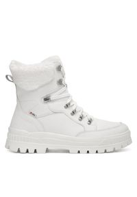 Rieker Revolution Lifestyle Botki W2174-80 Biały. Kolor: biały. Materiał: skóra