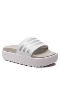 Adidas - adidas Klapki adilette Platform Slides IE9703 Biały. Kolor: biały. Materiał: syntetyk. Obcas: na platformie #3