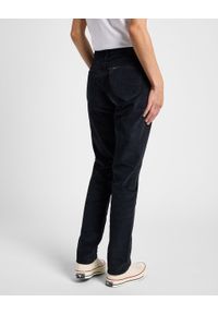 Lee - LEE DAMSKIE SPODNIE SZTRUKSOWE MARION STRAIGHT UNIONALL BLACK 112359984 L301016299. Materiał: sztruks #5
