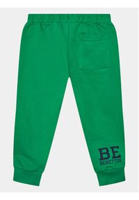 United Colors of Benetton - United Colors Of Benetton Spodnie dresowe 3BC1GF01P Zielony Regular Fit. Kolor: zielony. Materiał: bawełna #2