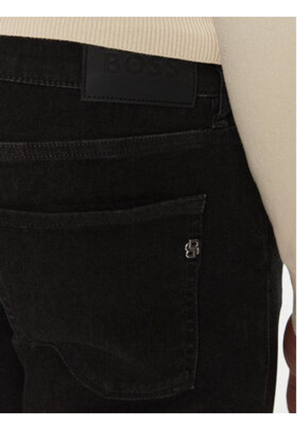 BOSS - Boss Jeansy P-Delaware 50527032 Czarny Slim Fit. Kolor: czarny