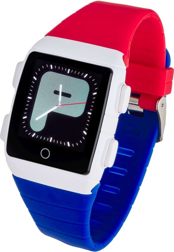 Smartwatch Garett Electronics Teen 5 Niebieski (Teen 5 niebiesko-czerwony). Rodzaj zegarka: smartwatch. Kolor: wielokolorowy, czerwony, niebieski