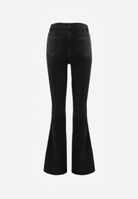 Renee - Czarne Jeansy Dzwony Briris. Okazja: na co dzień, na spotkanie biznesowe, do pracy. Stan: podwyższony. Kolekcja: dla wysokich. Kolor: czarny. Sezon: lato. Styl: casual, elegancki, biznesowy #8