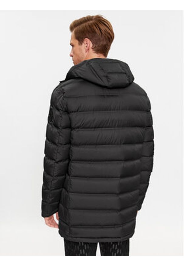 Karl Lagerfeld - KARL LAGERFELD Kurtka zimowa 505028 534593 Czarny Regular Fit. Typ kołnierza: dekolt w karo. Kolor: czarny. Materiał: syntetyk. Sezon: zima