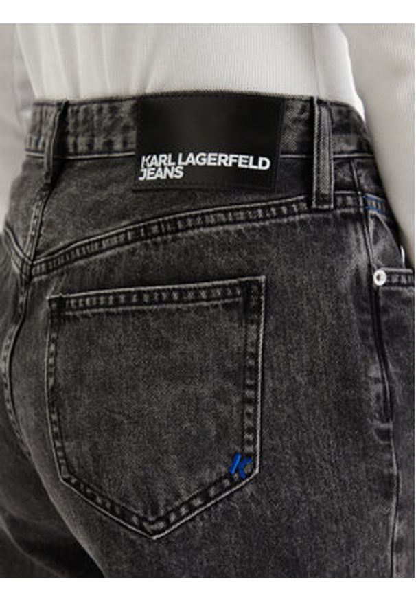 Karl Lagerfeld Jeans Jeansy B1W10083 Czarny Flare Fit. Kolor: czarny
