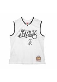 Mitchell & Ness - Allen iverson jersey Philadelphia 76ers 1996-97. Kolor: biały. Materiał: jersey. Sport: koszykówka #1