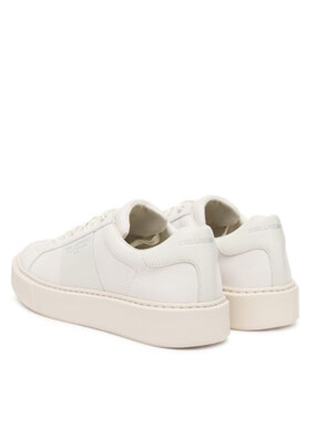Karl Lagerfeld - KARL LAGERFELD Sneakersy KL52218 Biały. Kolor: biały. Materiał: skóra, nubuk