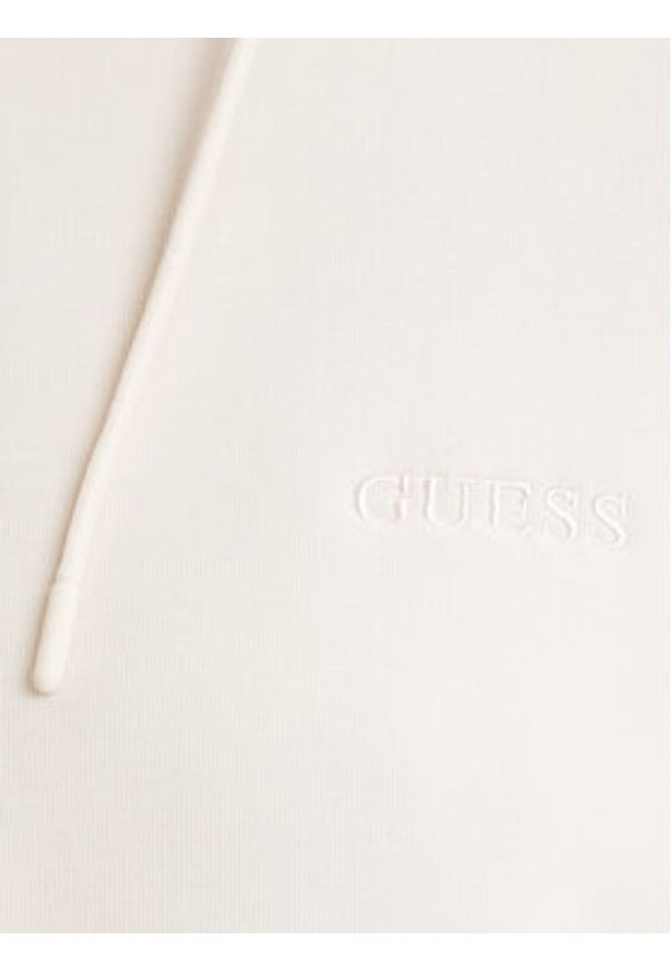 Guess Bluza V5YQ00 KB3P2 Écru Regular Fit. Kolor: kremowy. Materiał: syntetyk