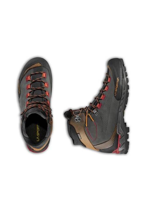LA SPORTIVA - Buty trekkingowe męskie La Sportiva Trango Tech Gtx. Wysokość cholewki: za kostkę. Zapięcie: sznurówki. Kolor: szary. Materiał: skóra, syntetyk, materiał. Szerokość cholewki: normalna