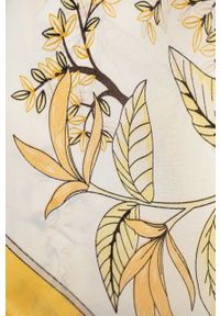 Answear Lab apaszka damska kolor żółty wzorzysta. Kolor: żółty. Materiał: tkanina. Styl: wakacyjny