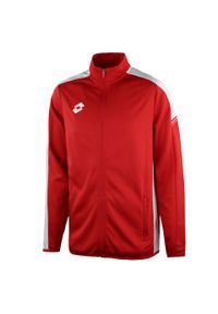 Bluza piłkarska dla dorosłych LOTTO ELITE PLUS SWEAT FZ PL. Kolor: czerwony. Sport: piłka nożna #1
