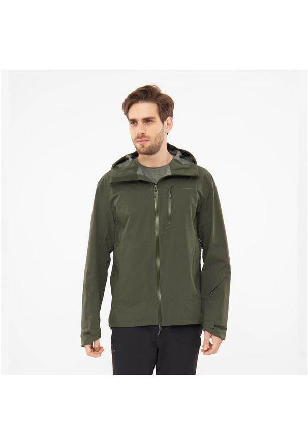 Viking - Kurtka męska VIKING Trek Pro 2.0 Man - 700/25/0907/7400/M. Typ kołnierza: kaptur. Kolor: zielony. Sezon: zima. Sport: narciarstwo, turystyka piesza