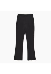 Cropp - Spodnie flare - Czarny. Kolor: czarny #1