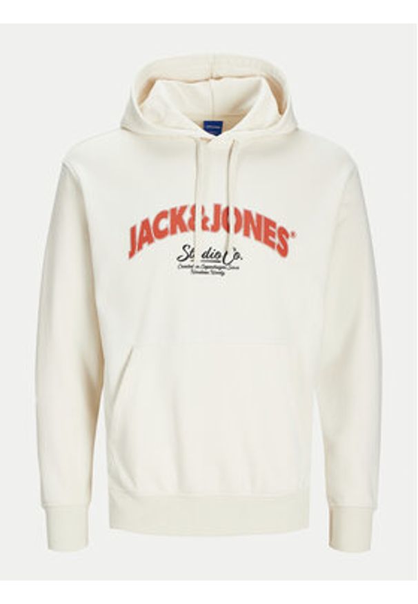 Jack & Jones Bluza Bronx 12262919 Écru Regular Fit. Materiał: syntetyk