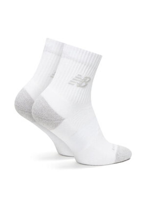 New Balance Skarpety długie Active Cushion Quarter Socks LAS35204WT Biały. Kolor: biały. Materiał: poliester