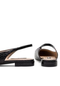 Nine West Baleriny AAFIA JF2187-1 Czarny. Kolor: czarny. Materiał: materiał #5