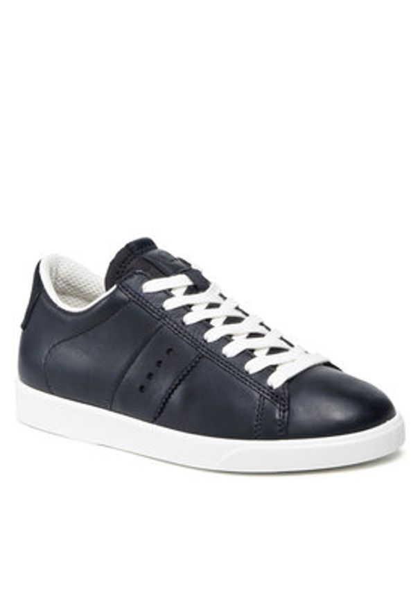 ecco - ECCO Sneakersy Street Lite W 21280351052 Czarny. Kolor: czarny. Materiał: skóra