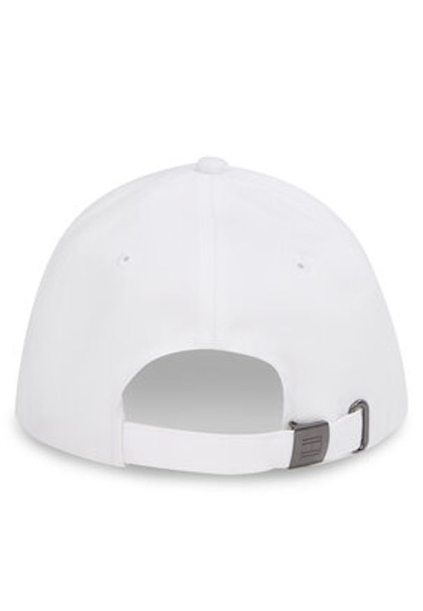 TOMMY HILFIGER - Tommy Hilfiger Czapka z daszkiem Th Foundation Soft 6 Panel Cap AM0AM13162 Biały. Kolor: biały. Materiał: bawełna, materiał