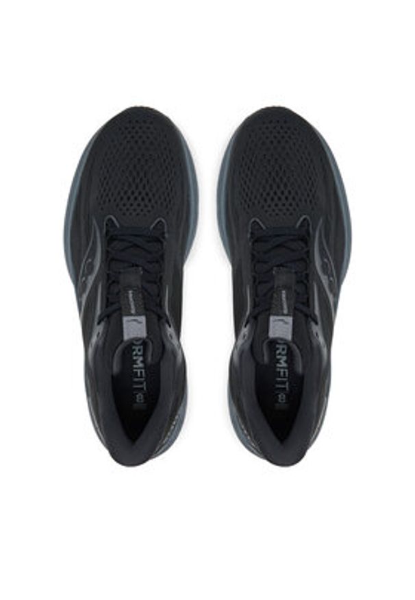 Saucony Buty do biegania Ride 18 S21000 Czarny. Kolor: czarny. Materiał: materiał