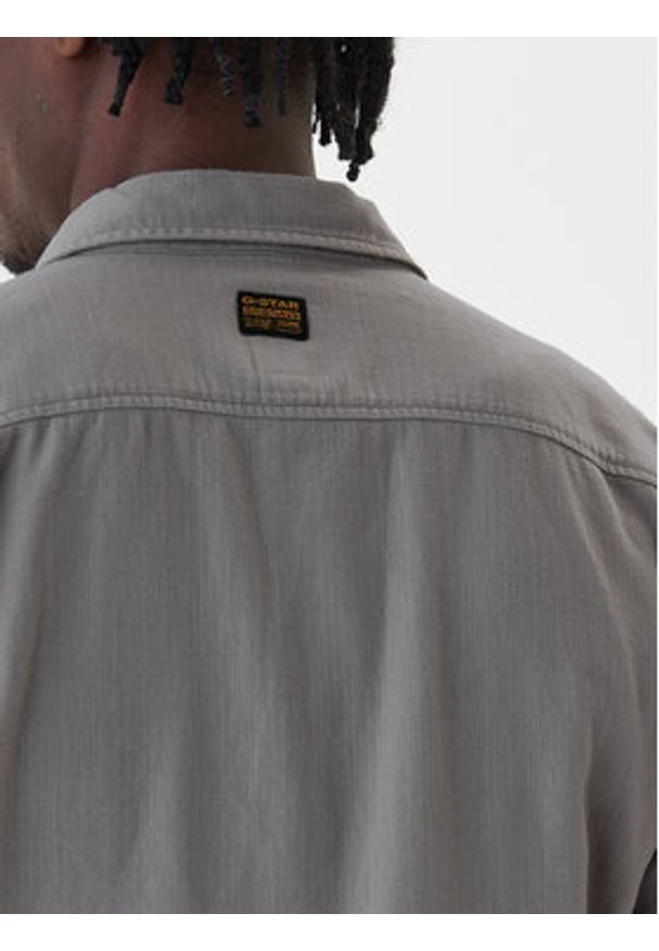 G-Star RAW - G-Star Raw Koszula Marine D24963-D454 Czarny Slim Fit. Kolor: czarny. Materiał: bawełna. Styl: marine