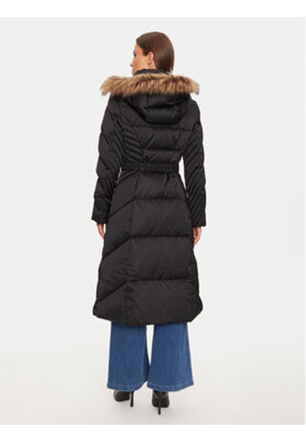 Guess Płaszcz zimowy New Olga W4BL41 WEX52 Czarny Regular Fit. Kolor: czarny. Materiał: syntetyk. Sezon: zima