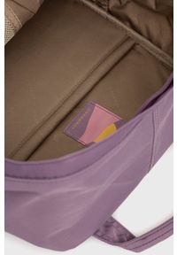 Doughnut plecak damski kolor fioletowy duży gładki. Kolor: fioletowy. Wzór: gładki #4