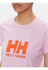 Helly Hansen T-Shirt W Hh Logo T-Shirt 2.0 34465 Różowy Regular Fit. Kolor: różowy. Materiał: bawełna #3