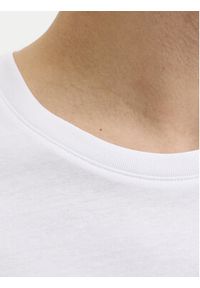 Jack & Jones T-Shirt Ejeff Logo 12288536 Biały Regular Fit. Kolor: biały. Materiał: bawełna #5