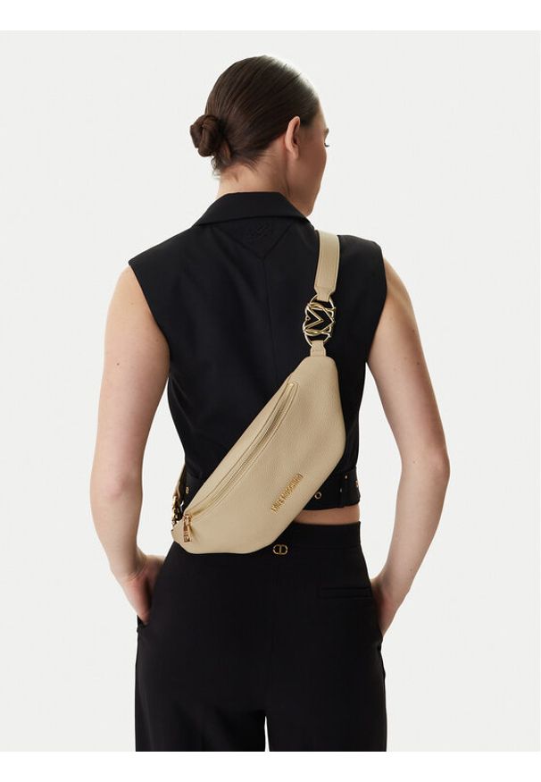 Love Moschino - LOVE MOSCHINO Nerka JC4010PP1OLB0129 Beżowy. Kolor: beżowy. Materiał: skóra