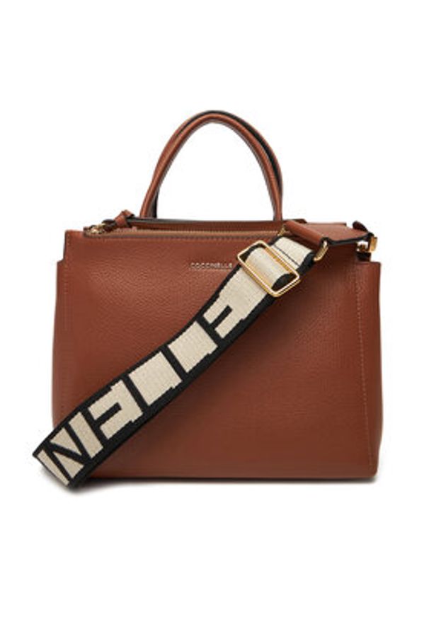 Coccinelle Torebka ND8 Arlettis Signature E1 ND8 18 01 01 Brązowy. Kolor: brązowy. Materiał: skórzane