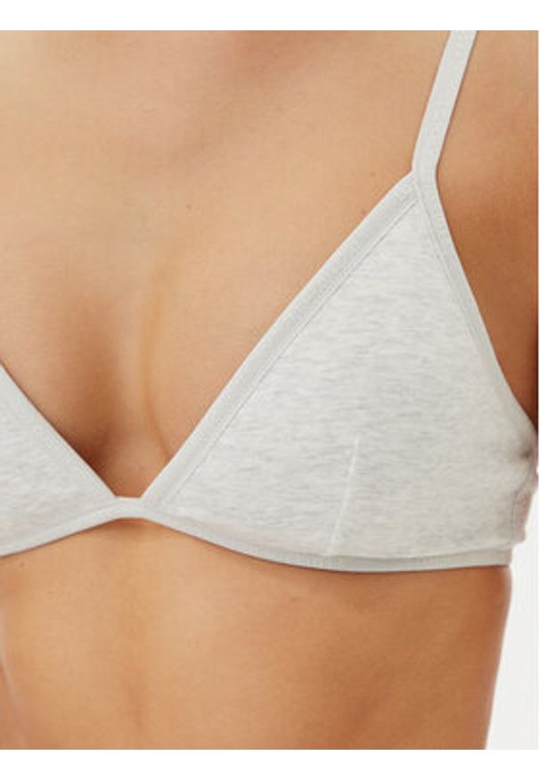 TOMMY HILFIGER - Tommy Hilfiger Biustonosz braletka UW0UW05739 Szary. Kolor: szary. Materiał: bawełna