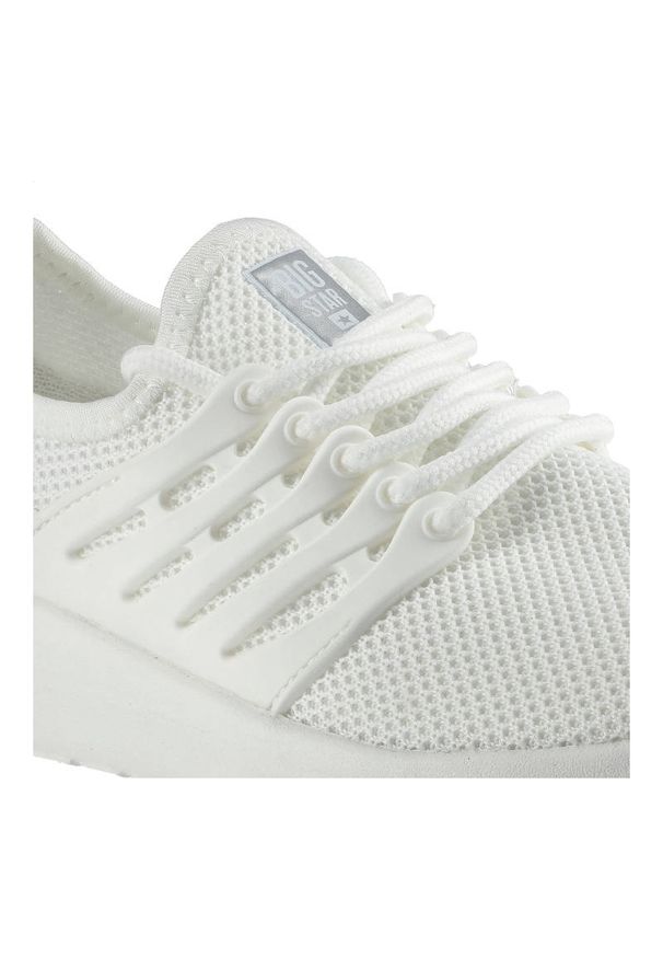 Big-Star - Białe Sneakersy Big Star Dziecięce Buty Lekkie. Okazja: na spacer, na co dzień, na uczelnię. Kolor: biały. Materiał: skóra ekologiczna, materiał. Szerokość cholewki: normalna. Sport: turystyka piesza