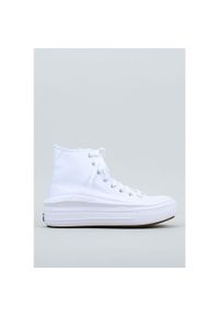 Buty Converse Chuck Taylor All Star Move High Białe. Okazja: na co dzień. Kolor: biały. Materiał: materiał. Model: Converse All Star #1