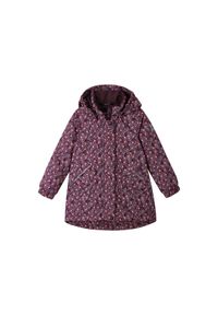 Kurtka wodoodporna dla dziewczynki Reima Reima tec Taho. Kolor: wielokolorowy, fioletowy, czerwony, brązowy. Materiał: puch. Sport: turystyka piesza #1
