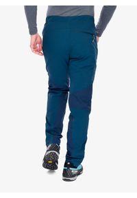 Spodnie softshell męskie Rab Torque Pants. Kolor: niebieski. Materiał: softshell