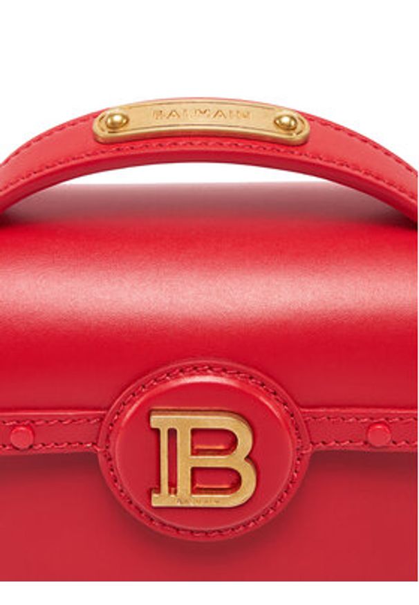 Balmain Torebka DN0DA907LRHA Czerwony. Kolor: czerwony. Materiał: skórzane