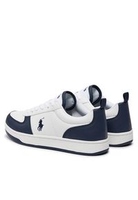 Polo Ralph Lauren Sneakersy RL00600111 J Biały. Kolor: biały. Materiał: skóra #5